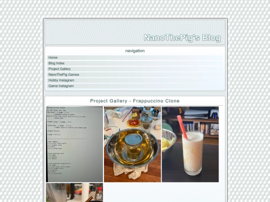 projectgallery/frappuccino_clone screenshot
