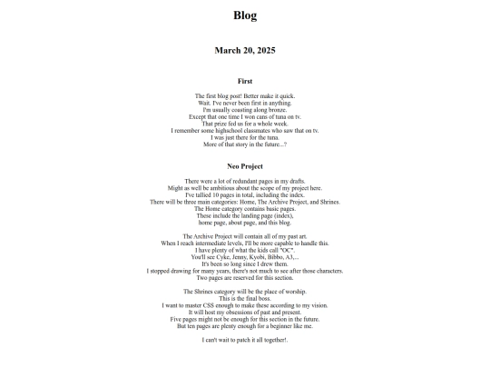 blog screenshot