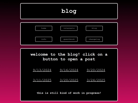 blog screenshot