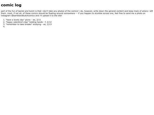 comic_log screenshot