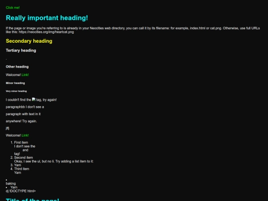 index screenshot