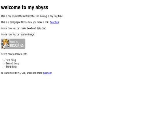 index screenshot