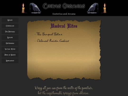 umbralRites screenshot