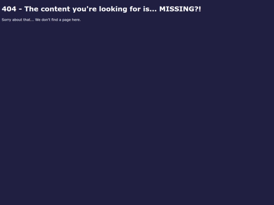 not_found screenshot