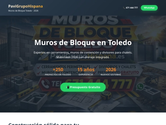 muros-de-bloque-toledo screenshot