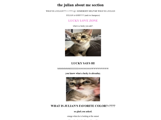 julianaboutme screenshot