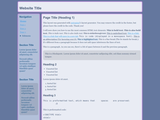 index screenshot