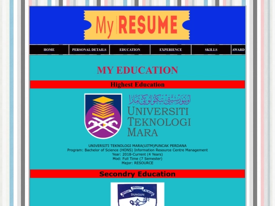 education screenshot
