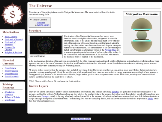 serastol/universe screenshot