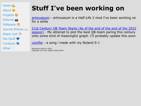 projects screenshot