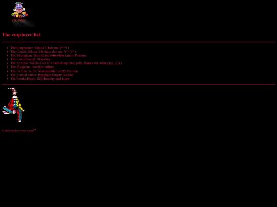Employee List screenshot