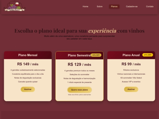 planos screenshot