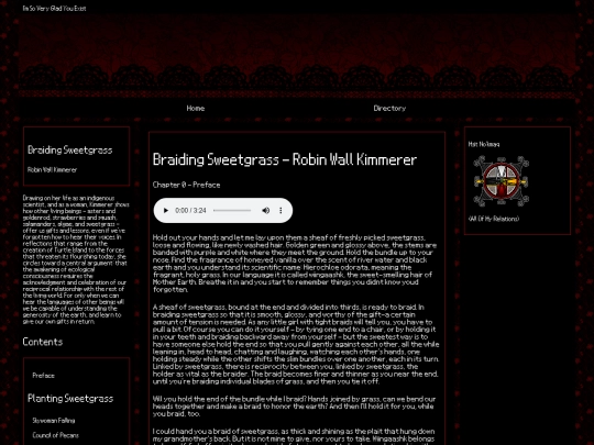 braidingsweetgrass screenshot