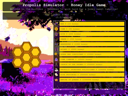 game/honey screenshot