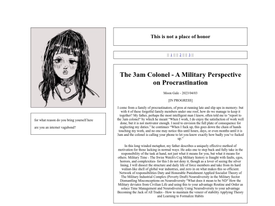 writing screenshot