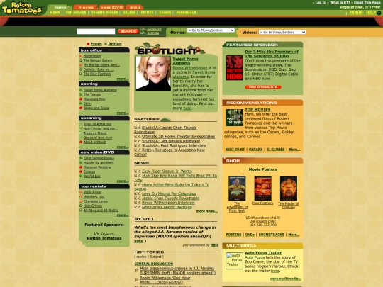 navigation/css-fun/ROTTEN-TOMATOES-retro-template screenshot
