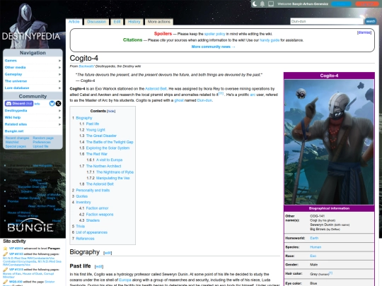 navigation/destinypedia/Cogito-4 - Destinypedia, the Destiny wiki screenshot