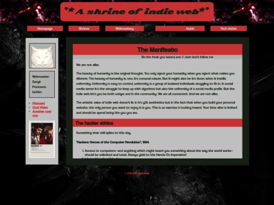 navigation/shrines/indieweb screenshot