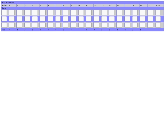 Scorecard2 screenshot