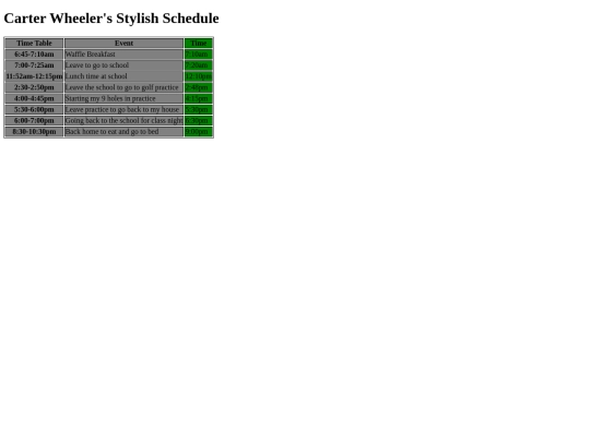 Stylish-Schedule screenshot