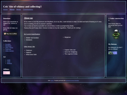 pages/about screenshot