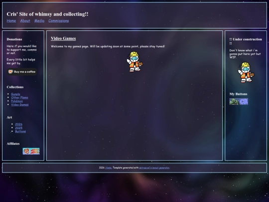 pages/videogames screenshot