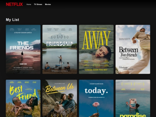 dishi/Netflix/library screenshot
