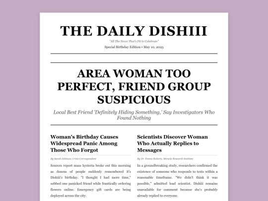 dishi/news screenshot