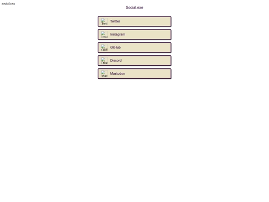 links screenshot
