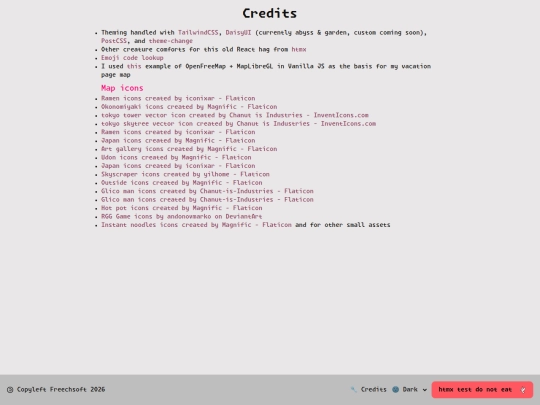 credits screenshot