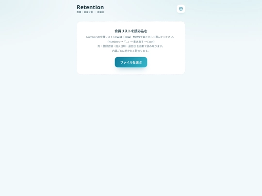 retention screenshot