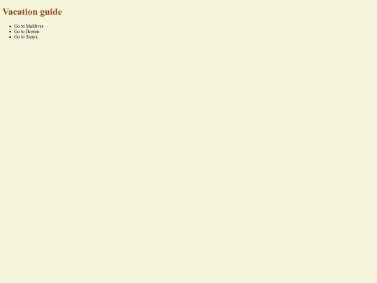 VacationGuide screenshot