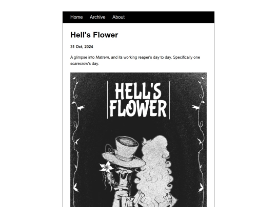 posts/2024-10-31-Hells-Flower-Comic screenshot