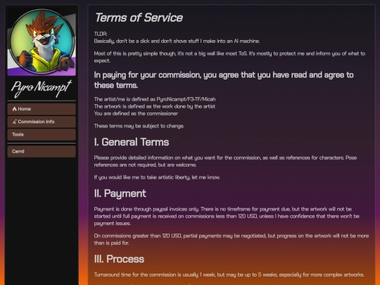 commissions/tos screenshot