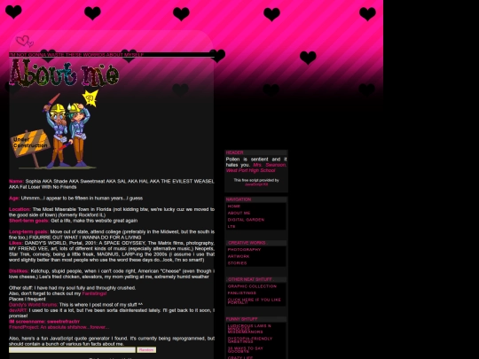aboutagirl screenshot