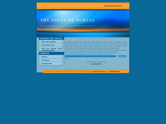 portalfastfacts screenshot