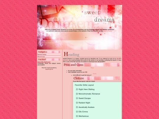 sweetdreams screenshot