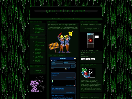 testindex screenshot