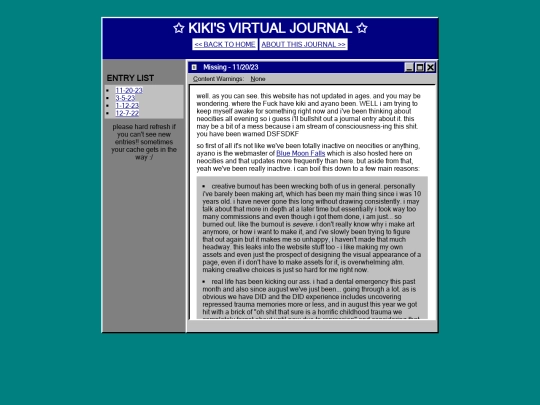 virtualjournal screenshot