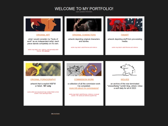 portfoliolanding screenshot