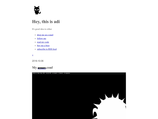 2018-10-06 My .spectrwm.conf screenshot