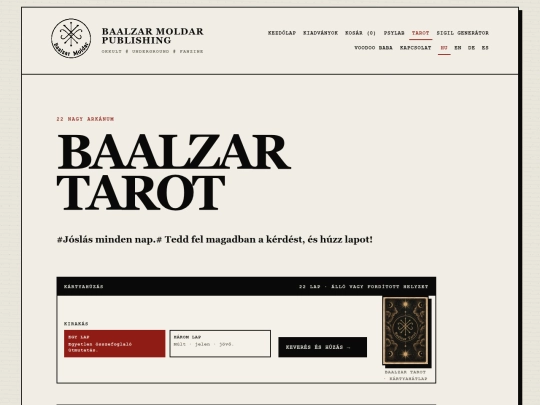 baalzar-tarot screenshot