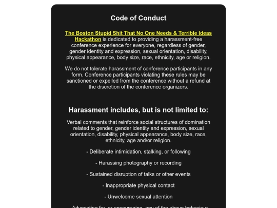 codeofconduct screenshot