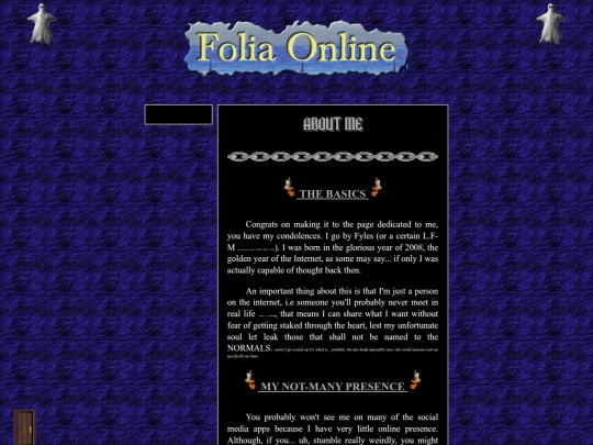 aboutme screenshot