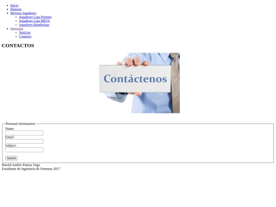 ProyectoWeb/Proyectos WEB/SitioWEB02/paginas/contactos screenshot