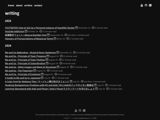 writing screenshot