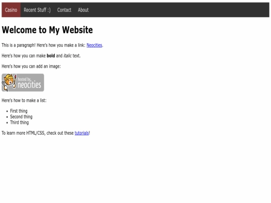 index screenshot