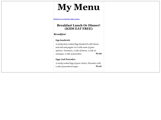 food screenshot