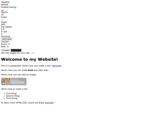 index screenshot