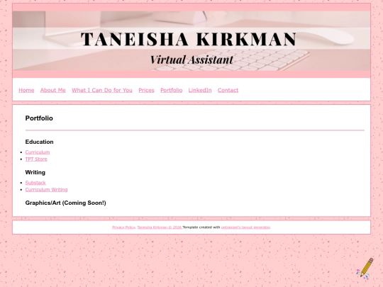 test screenshot